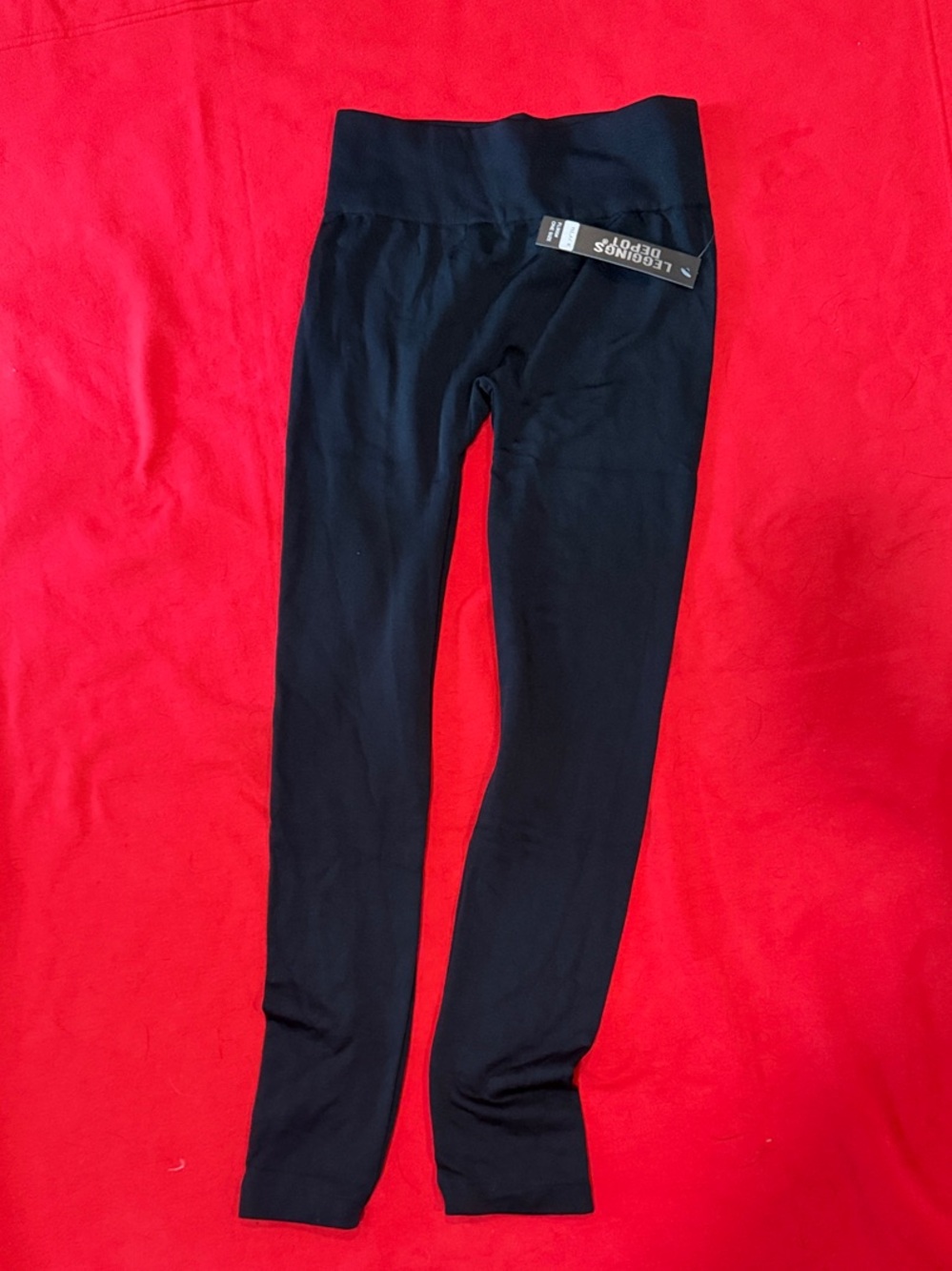 Leggings Depot Black High-Waist Stretch Leggings